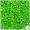 BeadTin Lime Transparent 6mm Faceted Round Plastic Craft Beads (600pcs)